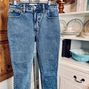 Abercrombie & Fitch Skinny High Rise Jeans 4 Short Dark Wash EUC